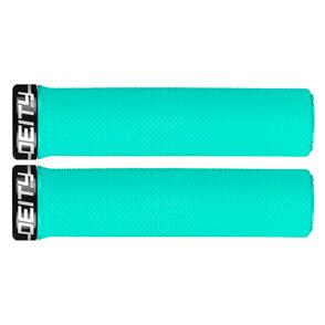 DEITY SUPRACUSH LOCK-ON GRIPS - MINT W/ BLACK CLAMP