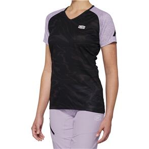 100% AIRMATIC WOMENS JERSEY BLACK/LAVENDER 