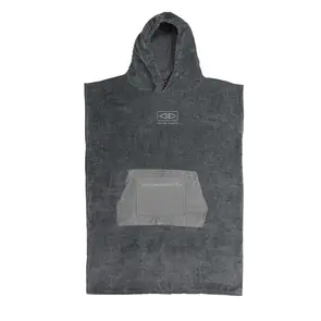 OCEAN N EARTH YOUTH HOODED PONCHO ASPHALT