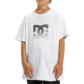 DC SHOES DC STAR REFLECTIVE SS YOUTH WHITE