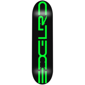 EDGLRD DECK TECH SCRIP BLACK/GREEN 8.25