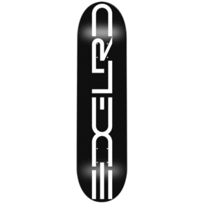 EDGLRD DECK TECH SCRIP BLACK/WHITE 8.5