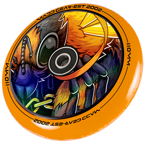 MGP MADD GEAR MADD GEAR 110MM BUZZ WHEEL ORANGE