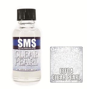 SMS AIRBRUSH PAINT ACRYLIC LACQUER EFFECTS CLEAR PEARL 30ML