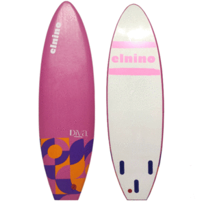 EL NINO 2024 DIVA 6'0 SOFTBOARD PINK 6'0