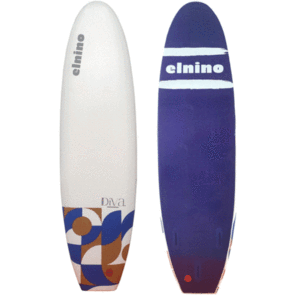 EL NINO 2025 DIVA - CRUISER 7'0 SOFTBOARD WHITE