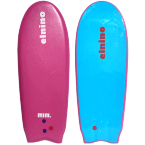 EL NINO MINI SOFTBOARD 53" PINK CENTRE FIN