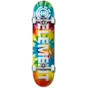 ELEMENT BLAZIN COMPLETE SKATEBOARD TIE DYE 7.75