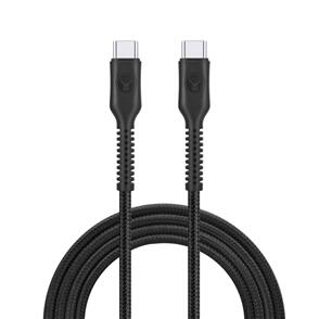 BONELK LONG-LIFE EASY GRIP USB-C TO USB-C CABLE, 240W/480MBPS - 1.5M (BLACK)