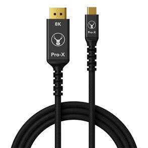 BONELK BONELK PRO-X LONG-LIFE USB-C TO 8K DISPLAYPORT CABLE (1.5M) (BLACK)