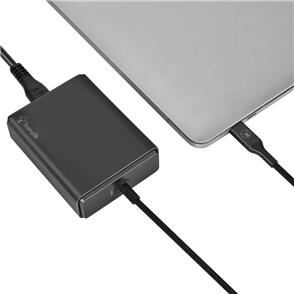 BONELK BONELK GAN DESKTOP CHARGER, USB-C LL CABLE, PD 3.0 100W - BLACK