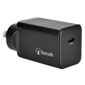 BONELK BONELK 65W PD GAN WALL CHARGER -  BLACK