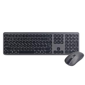 BONELK KM-447 SLIM BLUETOOTH WIRELESS KEYBOARD AND MOUSE COMBO (SPACE GREY)