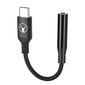 BONELK USB-C TO 3.5MM LONG-LIFE ADAPTER (BLACK)