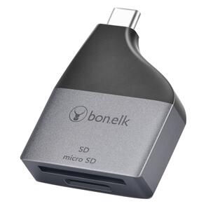 BONELK USB-C TO MICROSD/SD ADAPTER (SPACE GREY)