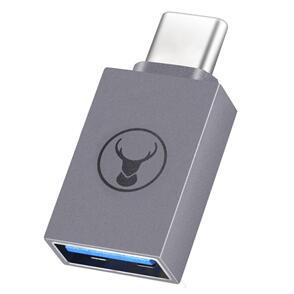 BONELK USB-C TO USB-A 3.0 ADAPTER (SPACE GREY)