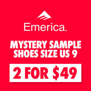 EMERICA 2 FOR $49.99 MYSTERY SAMPLE SALE SHOES SIZE US 9