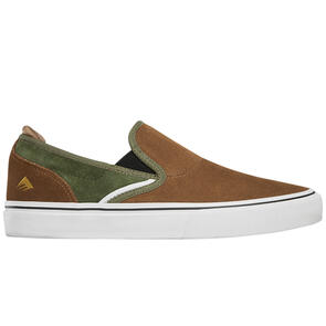 EMERICA WINO G6 SLIP-ON [BROWN/GREEN]