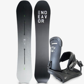 ENDEAVOR SNOWBOARDS 2023 SCOUT BRIAN X HYPER RIDE TRUCE PACKAGE