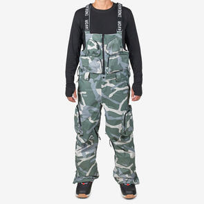 ENDEAVOR SNOWBOARDS 2025 3L SCOUT REMOVABLE BIB PANT CAMO