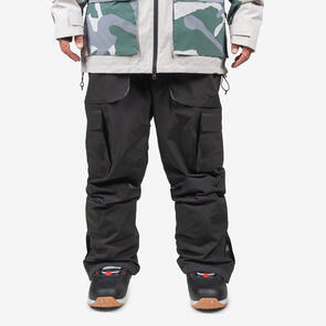 ENDEAVOR SNOWBOARDS 2025 2L PATROL CARGO PANT BLACK