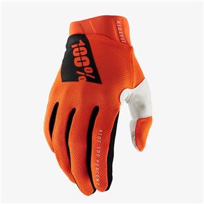 100% RIDEFIT GLOVES FLUO ORANGE 