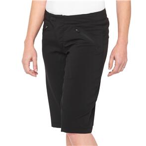 100% RIDECAMP WOMENS SHORTS BLACK 