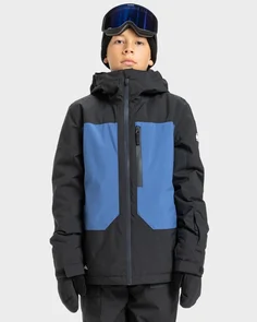 QUIKSILVER AMBITION 20K INSULATED SNOW JACKET - TRUE BLACK