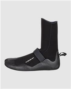 QUIKSILVER MENS 3MM EVERYDAY SESSIONS ROUND TOE WETSUIT BOOTS BLACK
