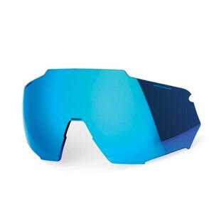 100% RACETRAP REPL LENS - HIPER BLUE MIRROR