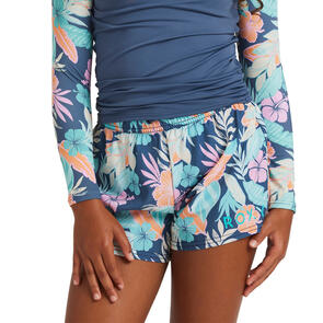 ROXY GIRLS ACTIVE BOARDSHORT VINTAGE INDIGO TROPICAL ADVENT