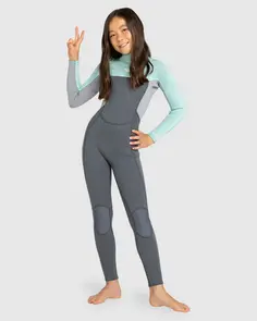 ROXY 3/2MM PROLOGUE BACKZIP FLATLOCK WETSUIT ICE GREEN