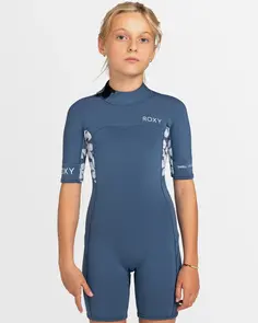 ROXY 2.0 SWELL S GIRL SS BACK ZIP QLOC WILD WIND DRIFTER FL