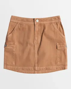 ROXY JUST LIKE MAGIC MINI SKIRT CAMEL