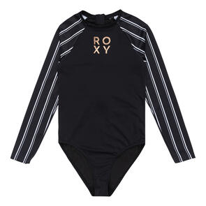 ROXY GIRLS RG ACTIVE BICO LS ONESIE ANTHRACITE ACTIVE RG STRIPE