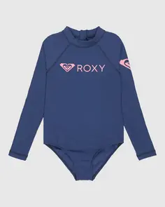 ROXY GIRLS HEATER LONG SLEEVE ONESIE OCEANA