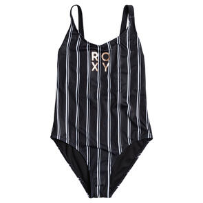 ROXY GIRLS RG ACTIVE BICO ONE PIECE ANTHRACITE ACTIVE RG STRIPE