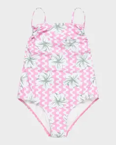 ROXY GIRLS PARTY WAVES ONE PIECE LILAC CHIFFON PARTY