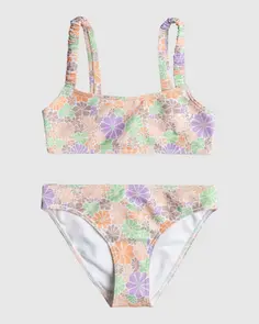 ROXY ALL ABOUT SOL BRALETTE SET WHITE ALL ABOUT SOL