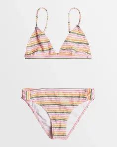 ROXY MIRAGE STRIPE RG TRI SET PAPAYA MIRAGE STRIPE
