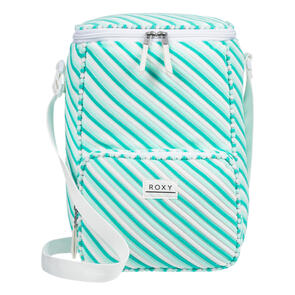 ROXY ENCHANTING SANDBAR COOLER BAG BEACH GLASS MINI STRIPE