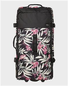 ROXY BIG SOUVENIR ROLLER SUITCASE (KVJ9) ANTHRACITE WIND SWEPT FLORAL