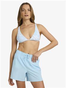 ROXY WOMENS WAVE 5" BOARDSHORTS (SKB) SKY BLUE SKY BLUE
