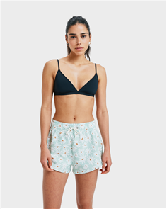ROXY WOMENS NO BAD WAVES BOARDSHORTS (GEQ6) LAUREL GREEN DREAM BIG FLORAL LAUREL GREEN DREAM BIG FLORAL