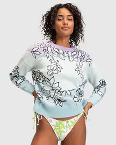 ROXY X ROWLEY SWEATER LAUREL FLORAL