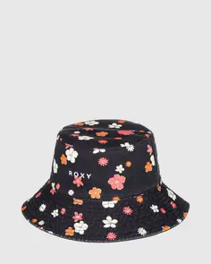 ROXY JASMINE PARADISE BUCKET HAT ANTHRACITE SUNNY DAY