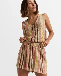 ROXY BEACH SOUNDS SHORT PARCHEMENT PARTY WAV