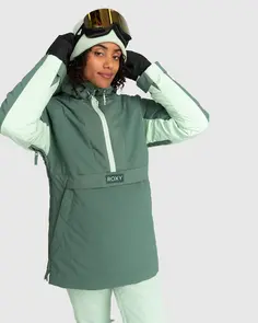 ROXY RADIANT LINES OVERHEAD JACKET DARK FOREST