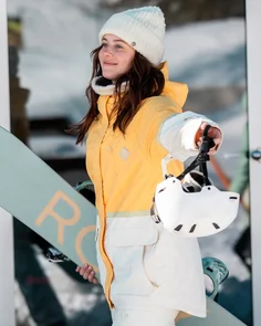 ROXY RITUAL SNOW JACKET - SUNSET GOLD