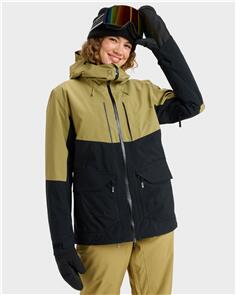 ROXY GORE-TEX STRETCH PURELINES SNOW JACKET - FENNEL SEED